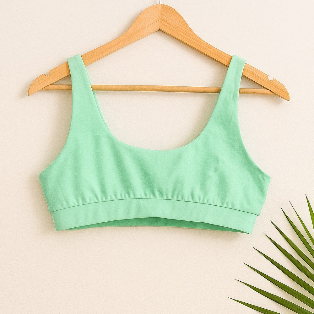 Kulani Kinis - Crop‎ Bikini Top - Apple Shimmer - XL
